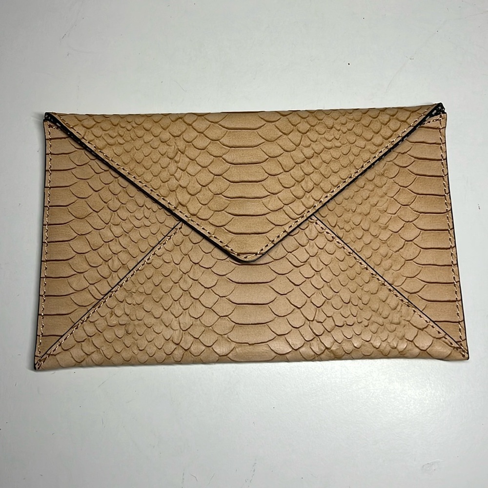 Loeffler Randall Python Embossed Clutch